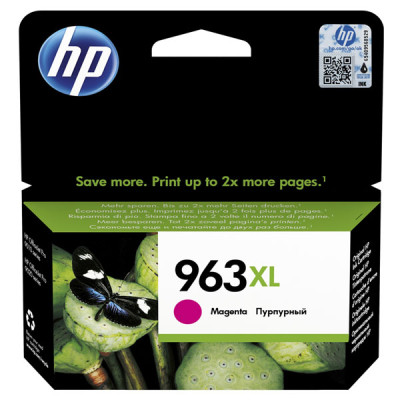 Originální inkoust HP 3JA28AE (963XL), purpurový, 1600 stran (22,92 ml)