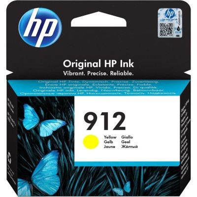 Originální inkoust HP 3YL79AE (912), žlutý, 315 stran