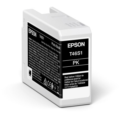 Originální inkoust Epson T46S1 (C13T46S100), photo černý, 25 ml