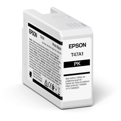 Originální inkoust Epson T47A1 (C13T47A100), photo černý, 50 ml