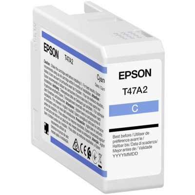 Originální inkoust Epson T47A2 (C13T47A200), azurový, 50 ml