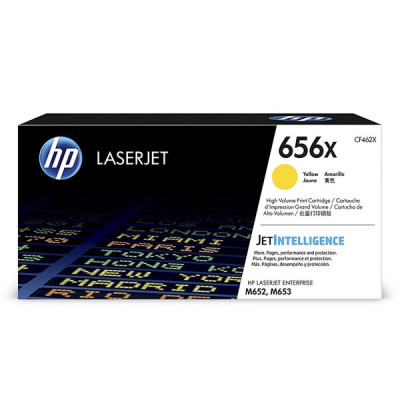 Originální toner HP CF462X (656X), žlutý, 22000 stran