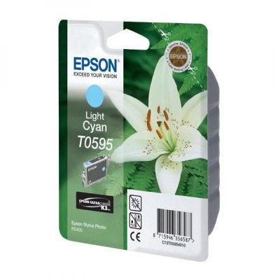 Originální inkoust Epson T0595 (C13T059540), světle azurový, 13 ml