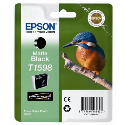 Originální inkoust Epson T1598 (C13T15984010), matně černý, 17 ml