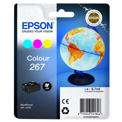 Originální inkoust Epson T2670 (C13T26704010), barevný, 6,7 ml