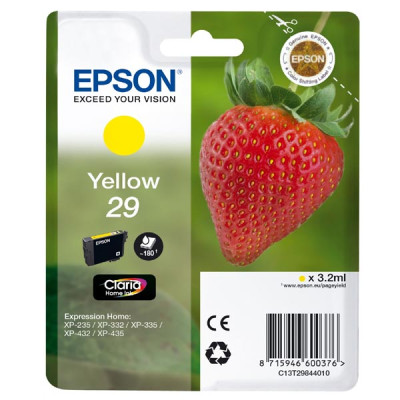 Originální inkoust Epson T2984 (C13T29844012, 29), žlutý, 3,2 ml