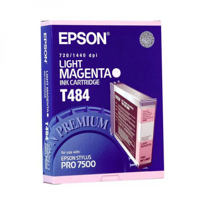 Originální inkoust Epson T484 (C13T484011), světle purpurový, 110 ml