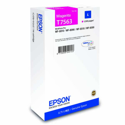 Originální inkoust Epson T7563L (C13T756340), purpurový, 1500 stran (14 ml)