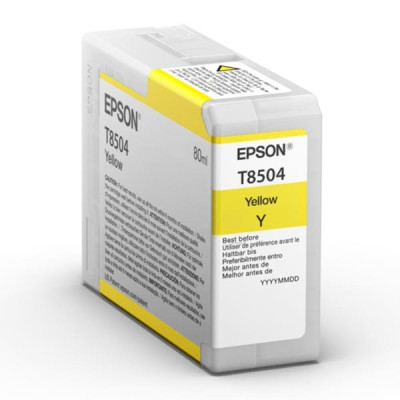 Originální inkoust Epson T8504 (C13T850400), žlutý, 80 ml