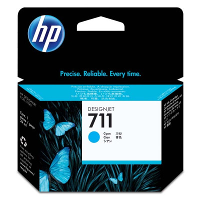 Originální inkoust HP CZ130A (711), azurový, 29 ml