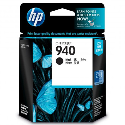 Originální inkoust HP C4902AE (940), černý, 22 ml