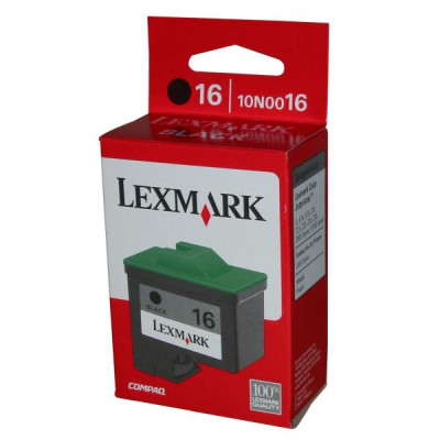 Originální inkoust Lexmark 10N0016E (#16), černý, 410 stran