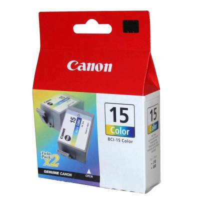 Originální inkoust Canon BCI-15CL (8191A002), barevný, 7 ml, 2-pack