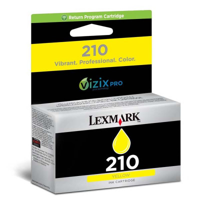 Originální inkoust Lexmark 14L0088E (#210), žlutý, 500 stran