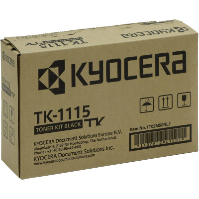 Originální toner Kyocera TK-1115 (1T02M50NL0), černý, 1600 stran