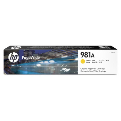 Originální inkoust HP J3M70A (981A), žlutý, 6000 stran (70 ml)