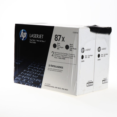 Originální toner HP CF287XD (87X), černý, 2 × 18000 stran, 2-pack