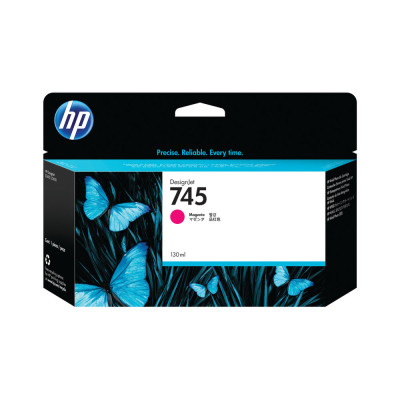 Originální inkoust HP F9J95A (745), purpurový, 130ml stran