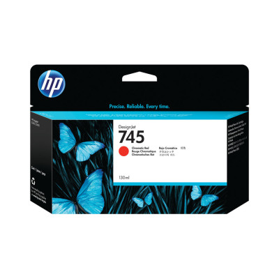 Originální inkoust HP F9K00A (745), chromaticky červený, 130ml