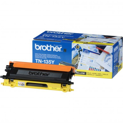 Originální toner Brother TN-135Y, žlutý, 4000 stran