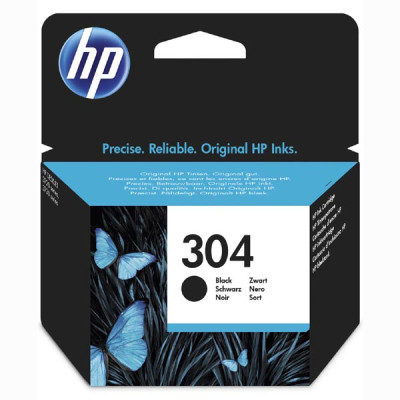 Originální inkoust HP N9K06AE (304), černý, 120 stran (4 ml)