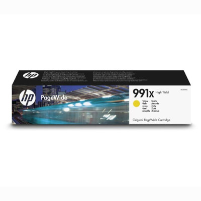 Originální inkoust HP M0J98AE (991X), žlutý, 16000 stran (182ml), XL