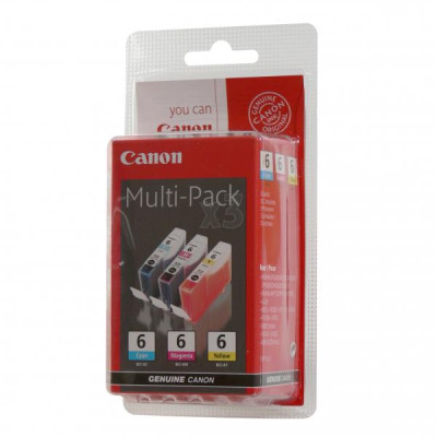 Originální inkoust Canon BCI-6CMY (4706A022, 4706A029), CMY, 3 × 13 ml, 3-pack