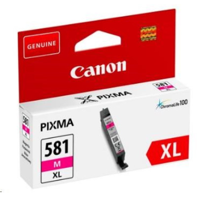 Originální inkoust Canon CLI-581XL M (2050C001), purpurový, 8,3 ml, XL