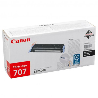 Originální toner Canon CRG-707Bk (9424A004), černý, 2500 stran