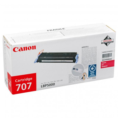 Originální toner Canon CRG-707M (9422A004), purpurový, 2000 stran