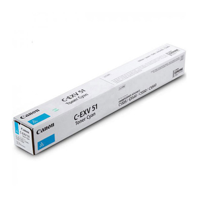 Originální toner Canon C-EXV51C (0482C002), azurový, 60000