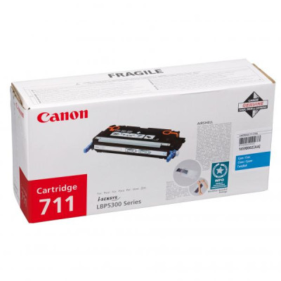 Originální toner Canon CRG-711C (1659B002), azurový, 6000 stran