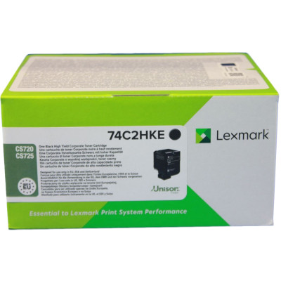 Originální toner Lexmark 74C2HK0 (74C2HKE, 74C0H10), černý, 20000 stran