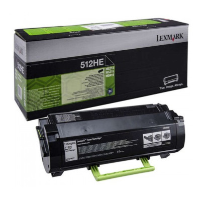 Originální toner Lexmark 51F2H0E, černý, 5000 stran