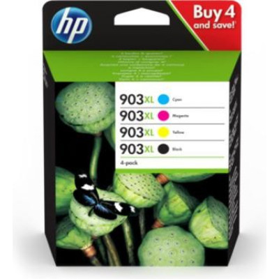 Originální inkoust HP 3HZ51AE (903XL), CMYK, 825 stran, 4-pack