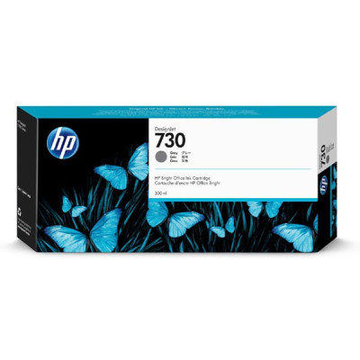 Originální inkoust HP P2V72A (730), šedý, 300 ml