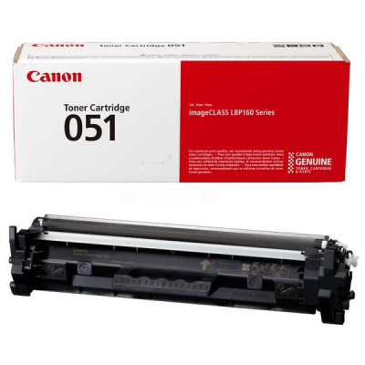 Originální toner Canon 051 (2168C002), černý, 1700 stran