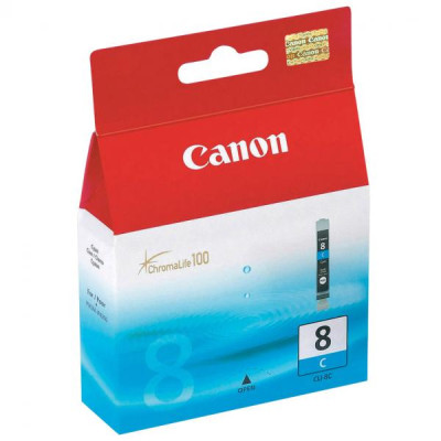 Originální inkoust Canon CLI-8C (0621B001), azurový, 420 stran (13 ml)