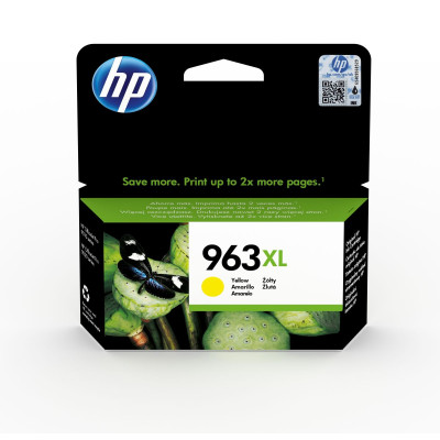 Originální inkoust HP 3JA29AE (963XL), žlutý, 1600 stran (22,92 ml)