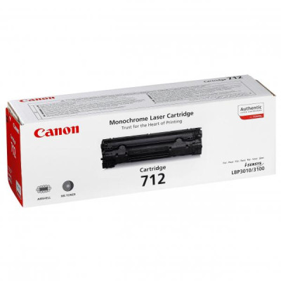 Originální toner Canon CRG-712Bk (1870B002), černý, 1500 stran