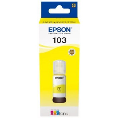 Originální inkoust Epson T00S4 (C13T00S44A, 103), žlutý, 65 ml