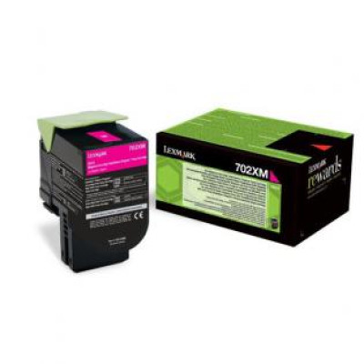 Originální toner Lexmark 70C2XM0 (70C2XME), purpurový, 4000 stran