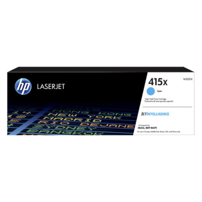 Originální toner HP W2031X (415X), azurový, 6000 stran, XL