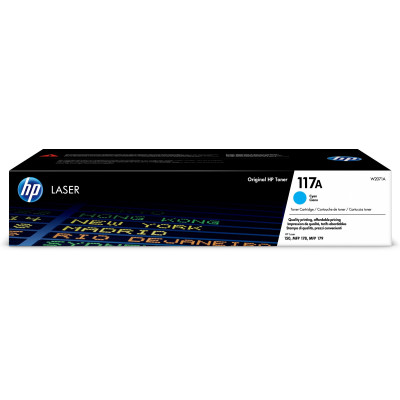 Originální toner HP W2071A (117A), azurový, 700 stran