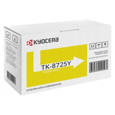 Originální toner Kyocera TK-8725Y (1T02NHANL0), žlutý, 30000 stran