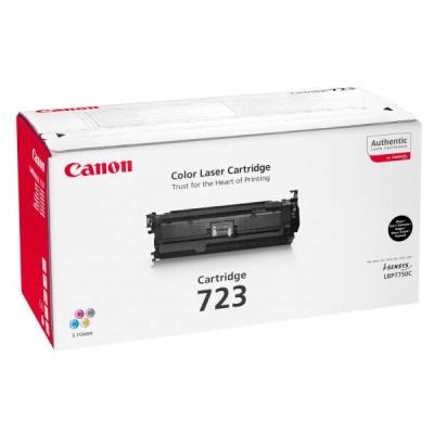 Originální toner Canon CRG-723Bk (2644B002), černý, 5000 stran