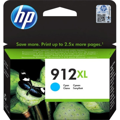 Originální inkoust HP 3YL81AE (912XL), azurový, 825 stran