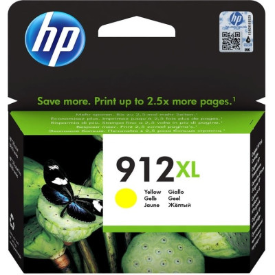 Originální inkoust HP 3YL83AE (912XL), žlutý, 825 stran