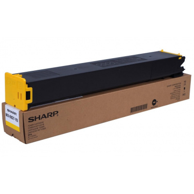 Originální toner Sharp MX-61GTYB, žlutý, 12000 stran