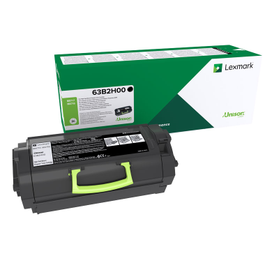 Originální toner Lexmark 63B2H00, černý, 25000 stran